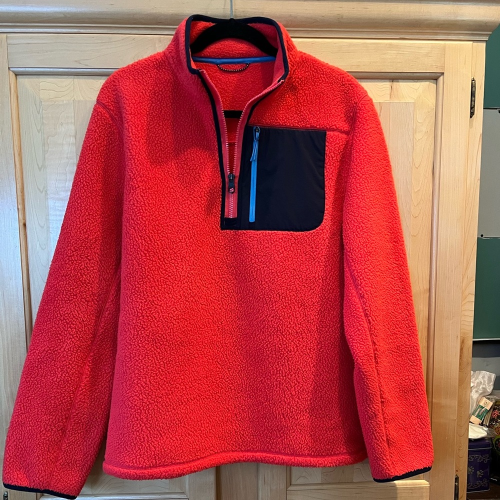 Men’s Fleece Sherpa Pullover